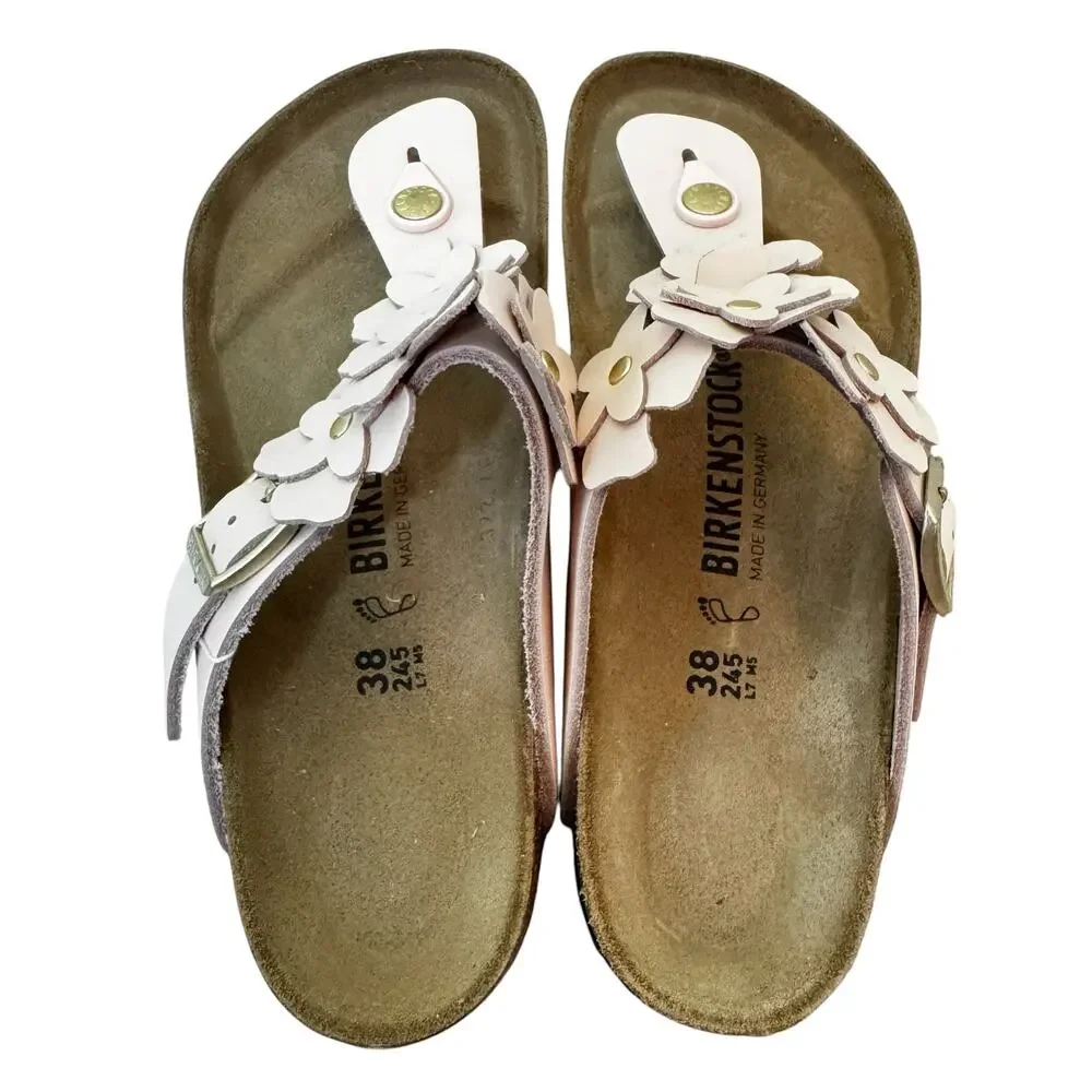 Birkenstock gizeh flowers